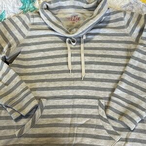Mock neck sweatshirt